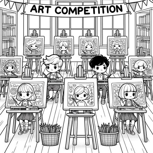 The Art Competition ภาษาอังกฤษ ม4