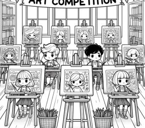 The Art Competition ภาษาอังกฤษ ม4